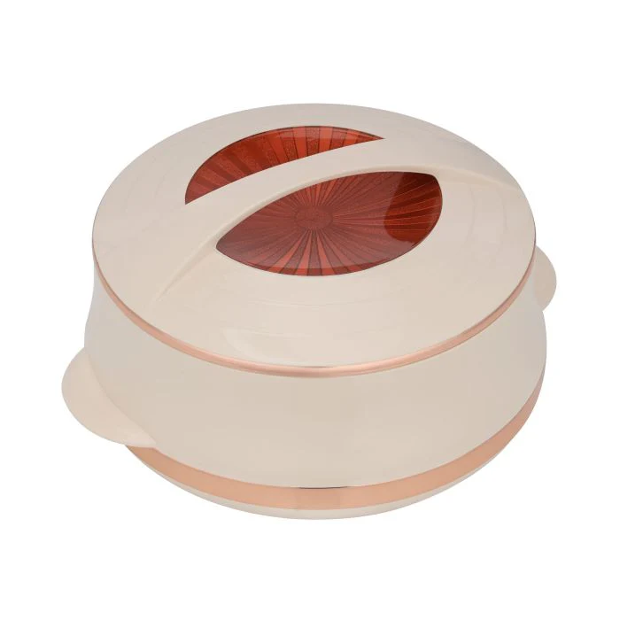 Royalford RF11144 Elite Gold Insulated Casserole, Firm Twist Lock | Strong Handles | Double Wall Insulated Serving Pot, Chapati Storage Box, Roti Serving Pot, Chapati Dabba - Image 4