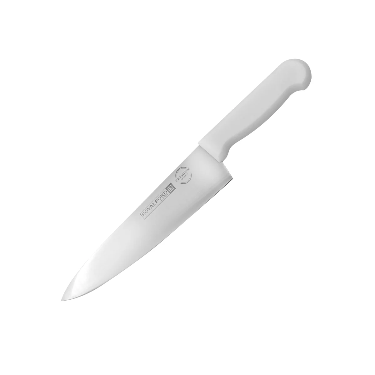 Royalford RF12560 8 Inch Chef Knife | Food Grade Stainless Steel Kitchen Knife | Extra Sharp Blade | Ergonomic PP Handle | Dishwasher Safe Multipurpose Cutting Knife - Image 4